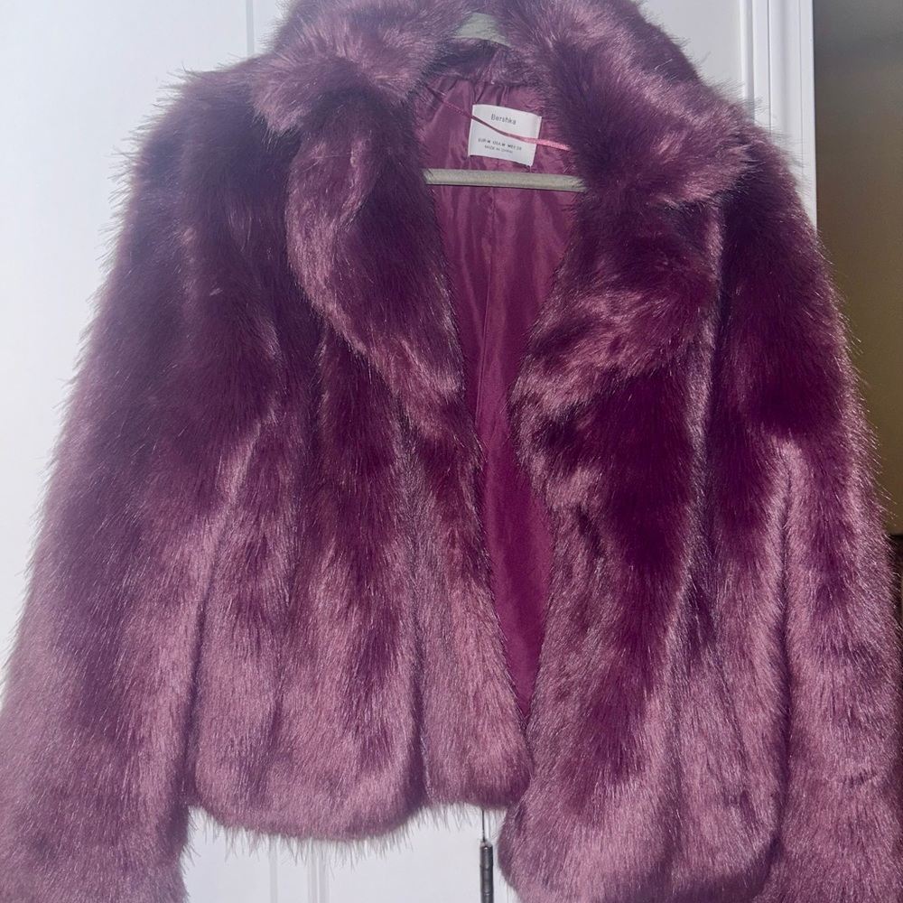 Bershka Faux Fur Coat - new without tags
